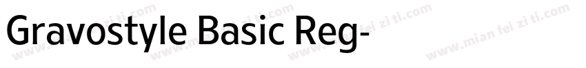 Gravostyle Basic Reg字体转换